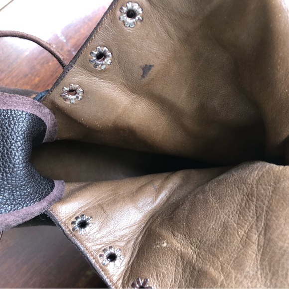 Vintage 1960's Jerry Edouard brocade boots.  Brown suede Size 7. Rare - Picture 7 of 11